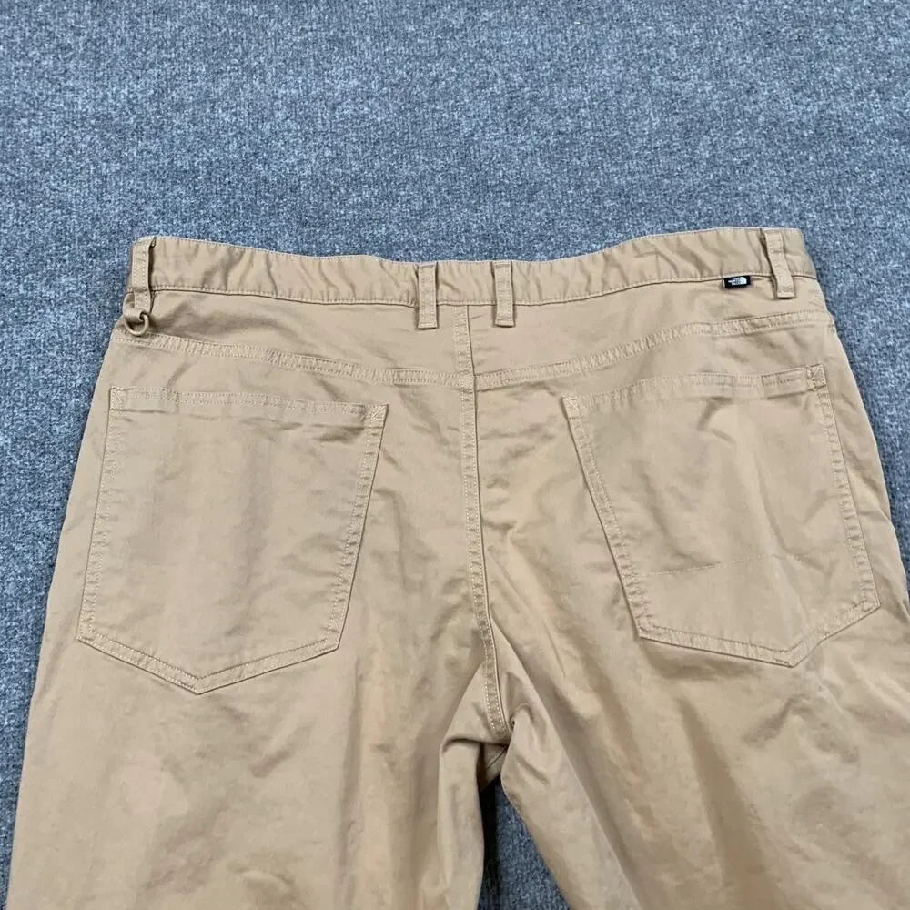 The North Face Pants Mens 40 Scone Cotton Stretch Flat Front Chino Straight Leg